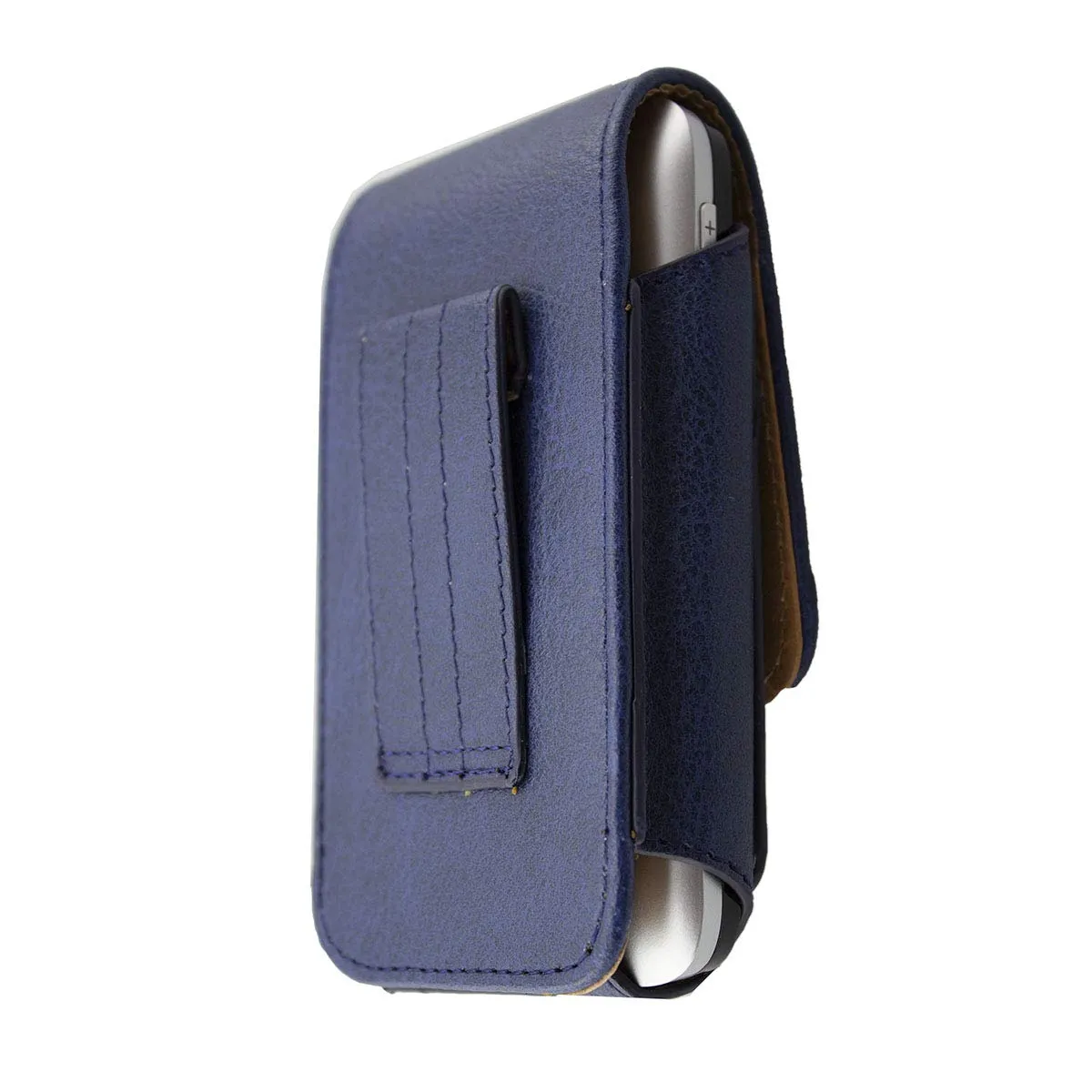 caseroxx Alcatel 2008G custodia cintura pelle azzurro