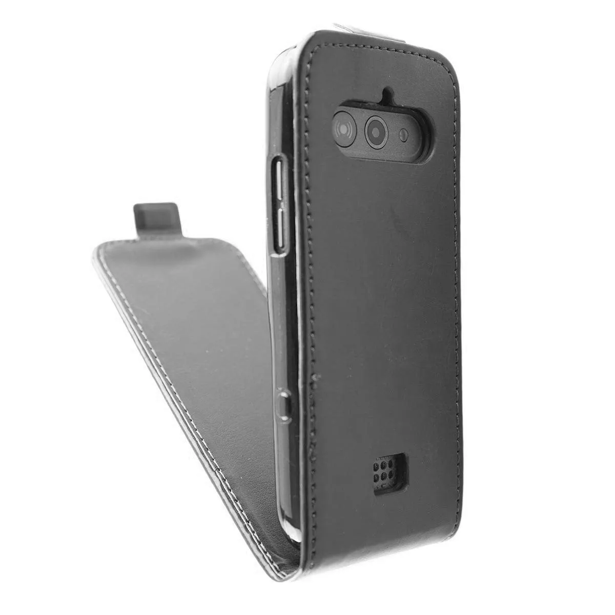 caseroxx Doro 730X 780X flip cover nera magnetica