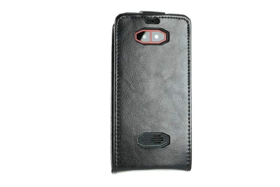 caseroxx Crosscall Spider-X5 flip cover nera magnetica