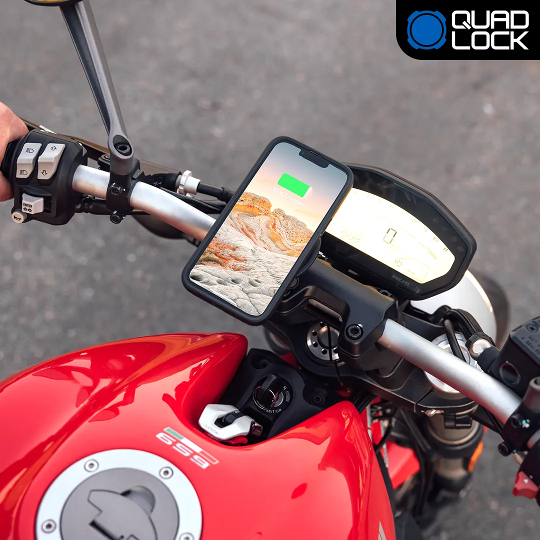 Quad Lock Kit Moto Supporto iPhone + Custodia Antiurto
