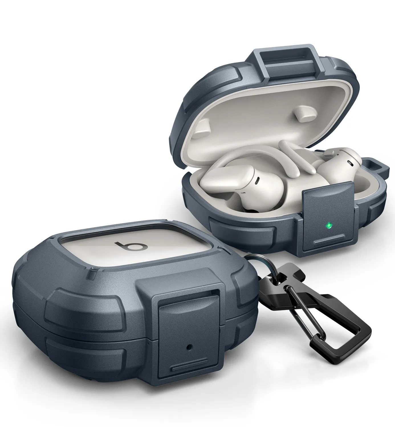 Dexnor Cover Powerbeats Pro 2 Nera Antishock con Moschettone