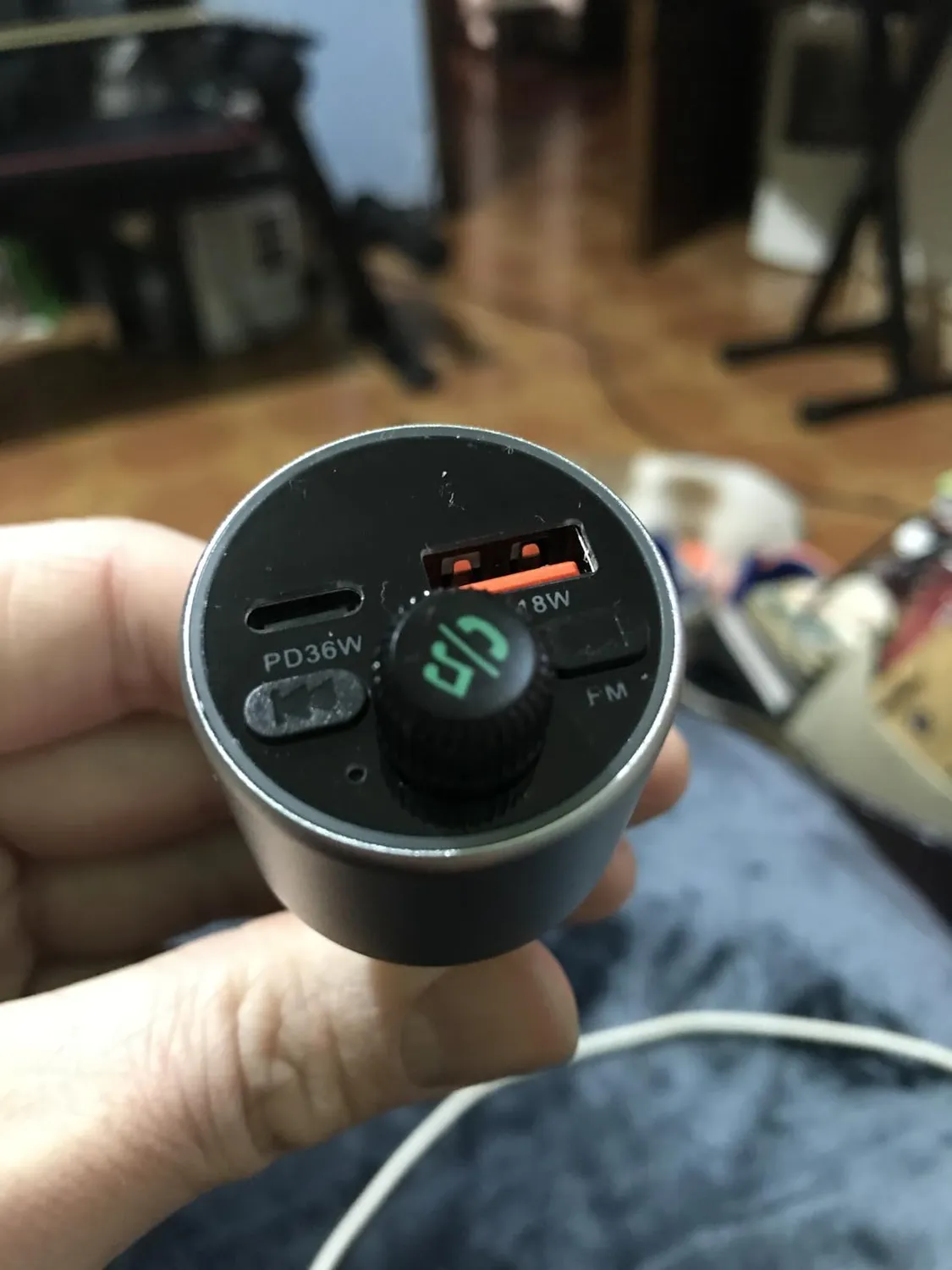 EOIWUY BC19 Trasmettitore FM Bluetooth Argento 54W