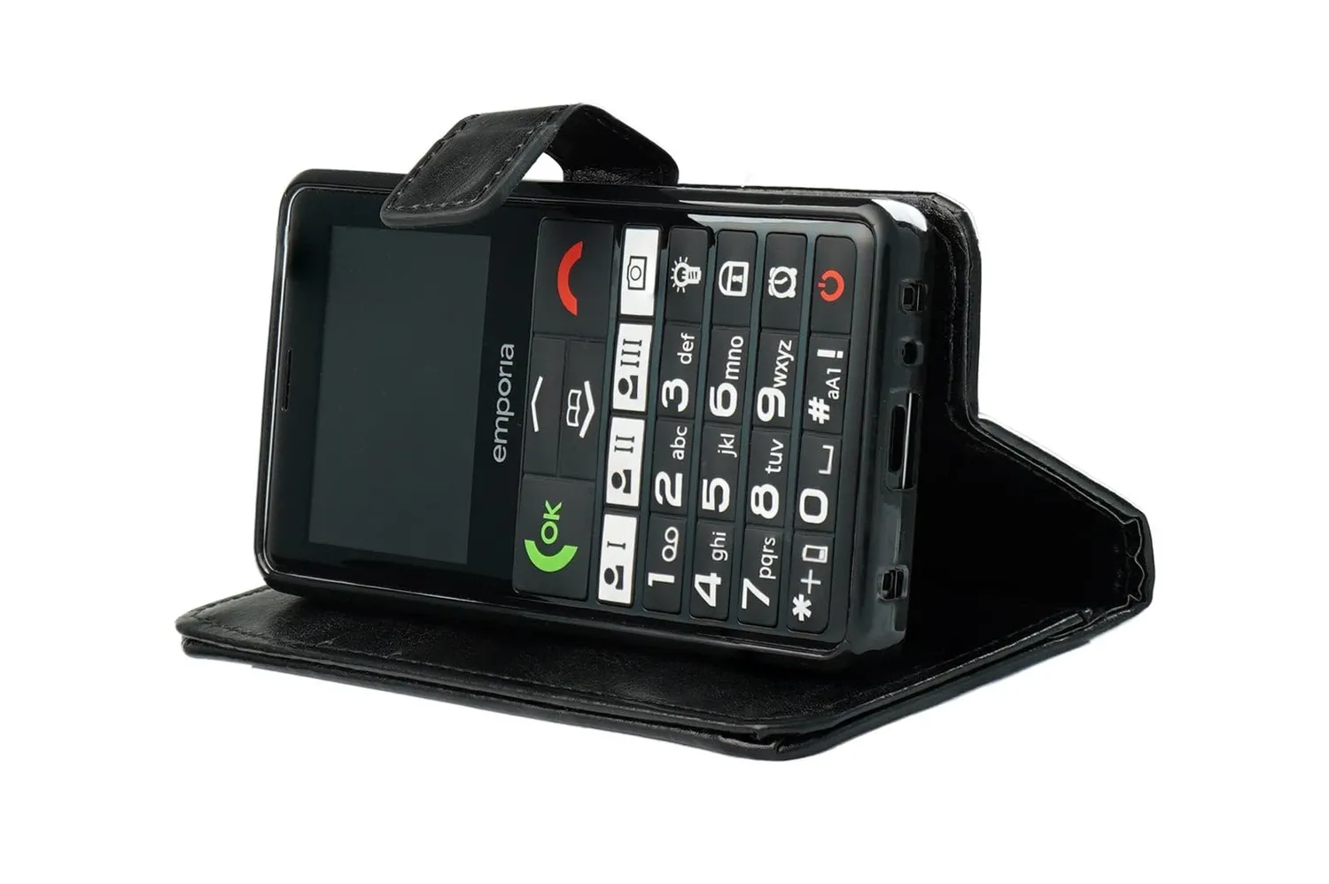caseroxx bookstyle Emporia Pure-LTE nero portafoglio