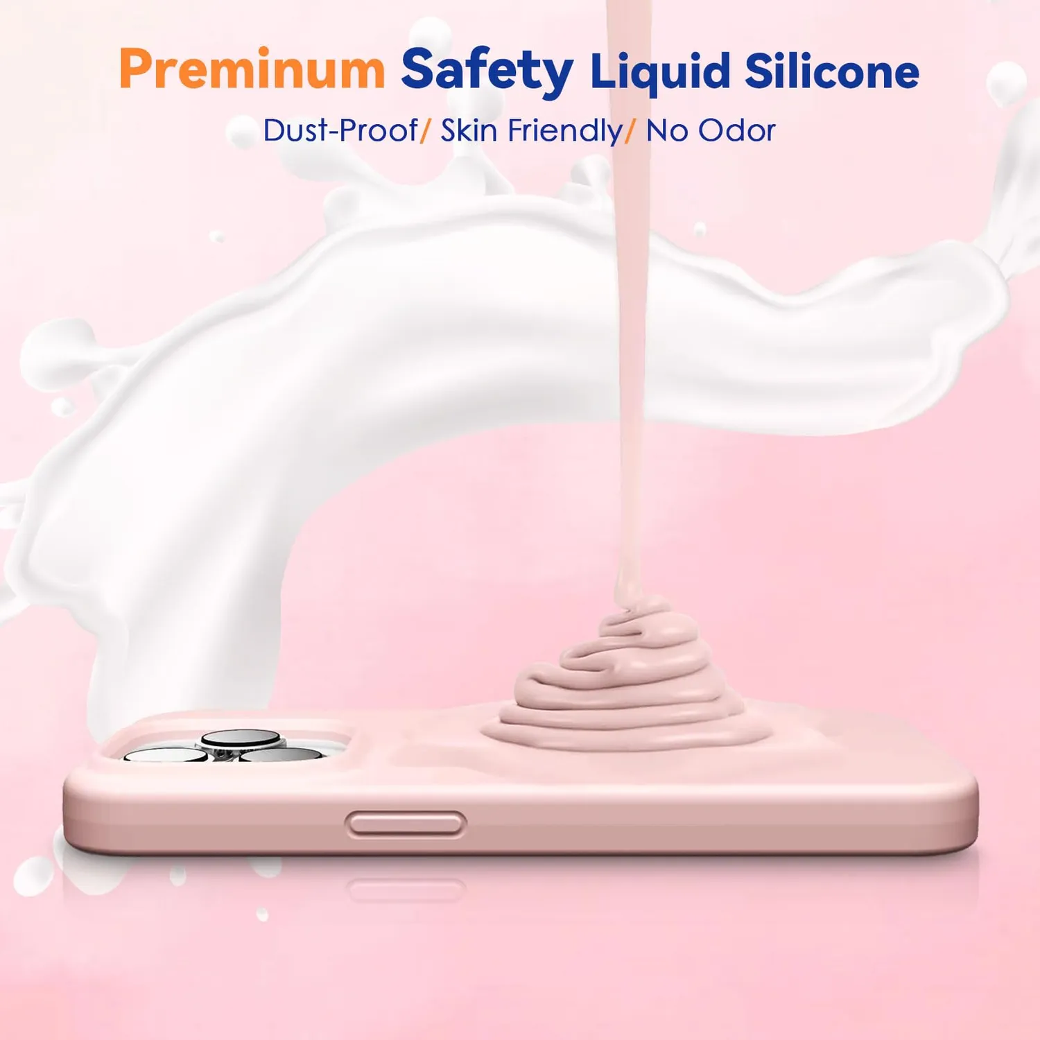 CloudValley iPhone 15 Pro Max cover MagSafe rosa stand