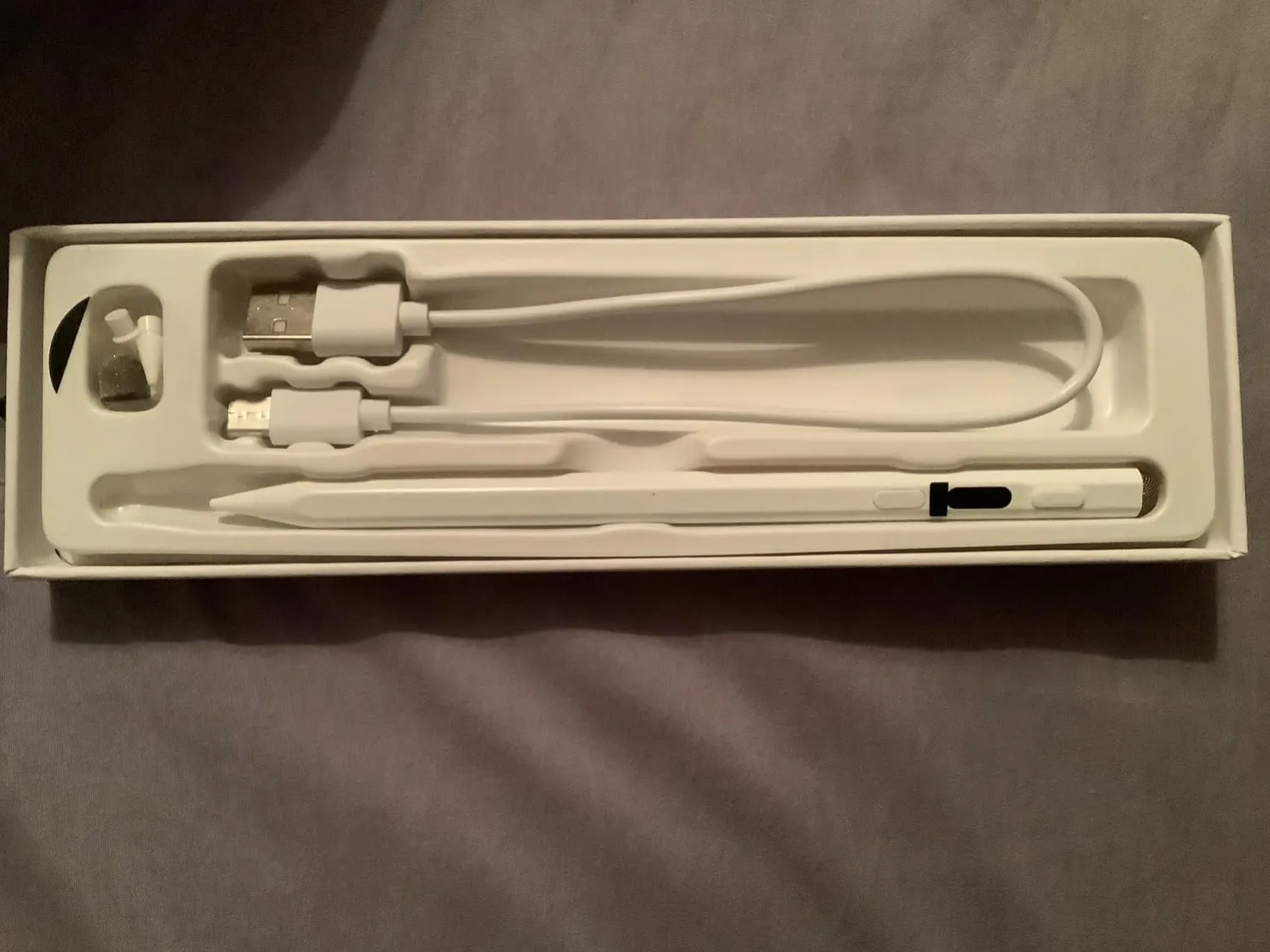 MoKo penna stilo iPad doppia punta bianca USB-C 10 ore