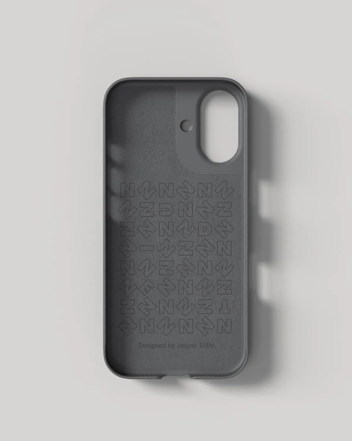 Nudient Thin Case iPhone 17 custodia Ash Grey senza MagSafe