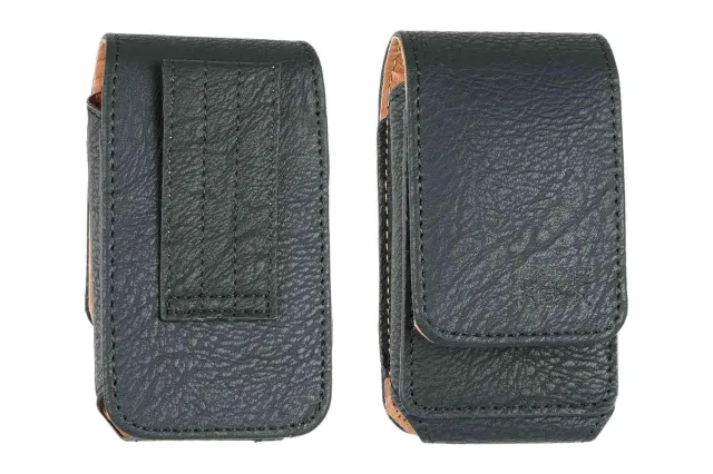 caseroxx Outdoor Panasonic KX-TU550 tasca pelle nera cintura
