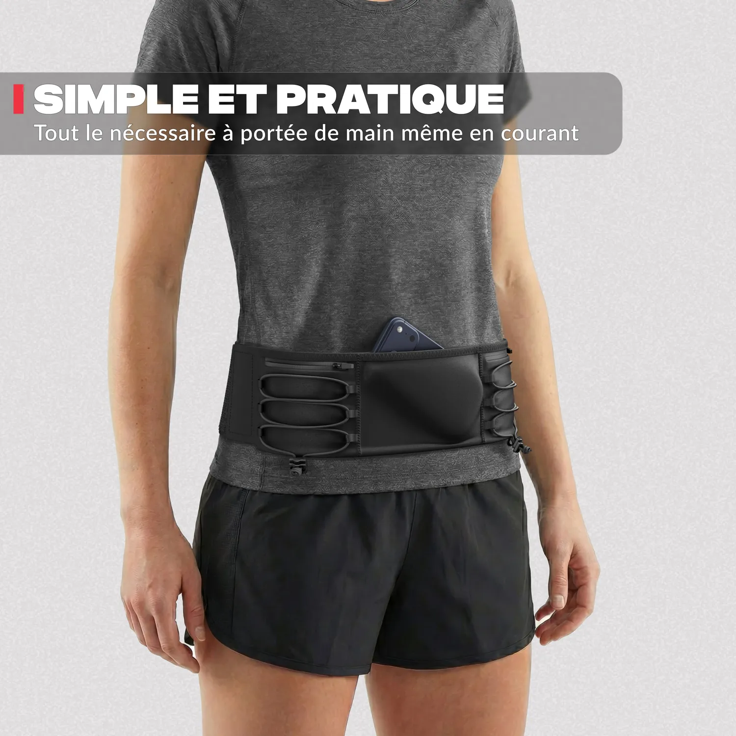 Shapeheart Classique cintura running porta telefono
