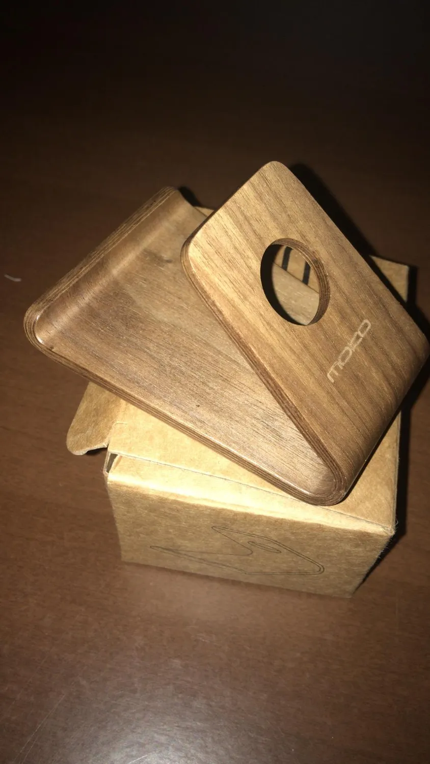 MoKo Supporto Legno Noce Telefono da Tavolo