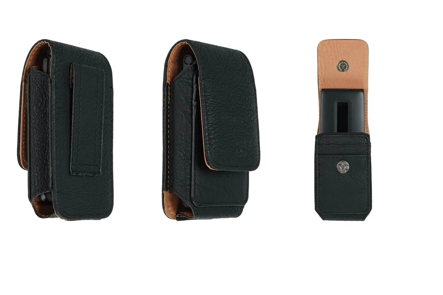 caseroxx Tasca SPC Titan Azzurra in Pelle con Passante Cintura