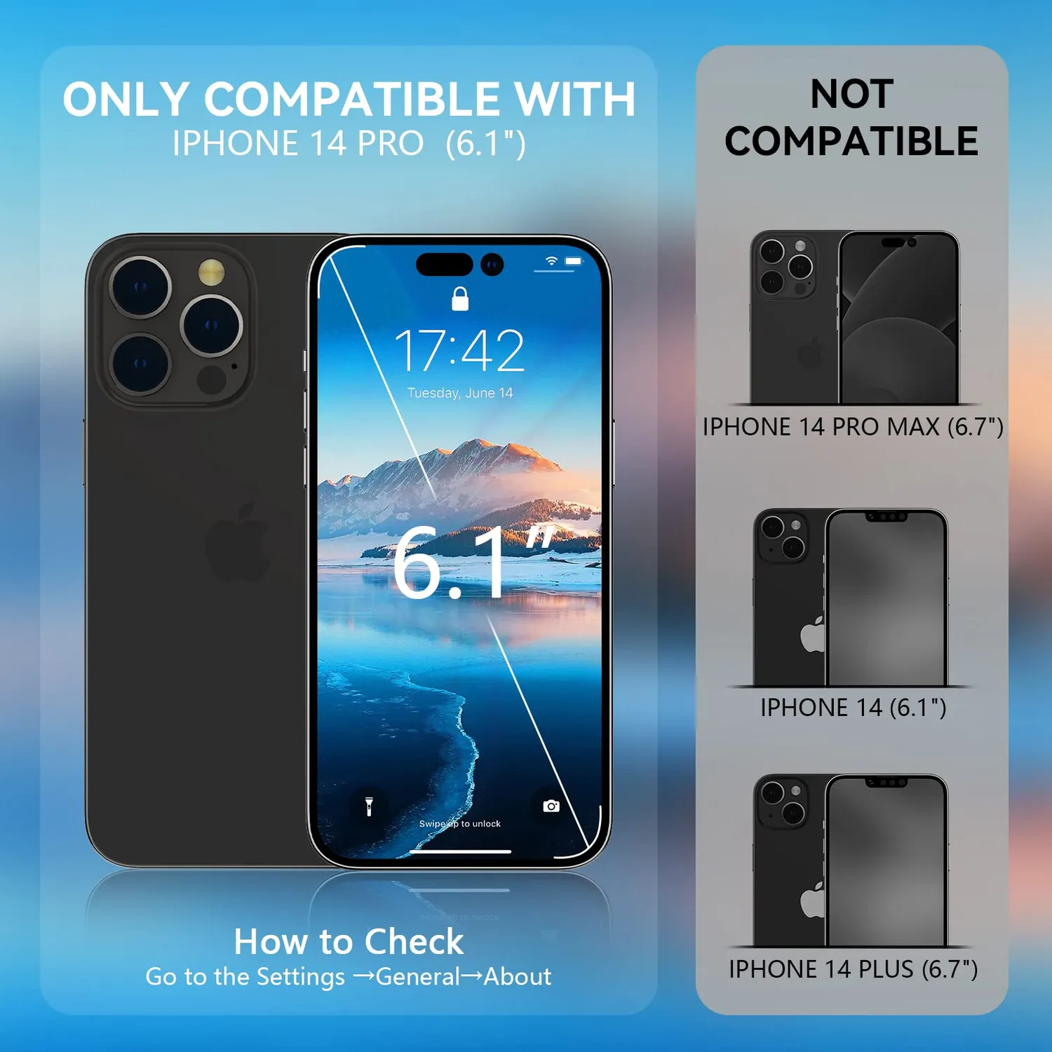 CloudValley iPhone 14 Pro cover silicone blu fotocamera