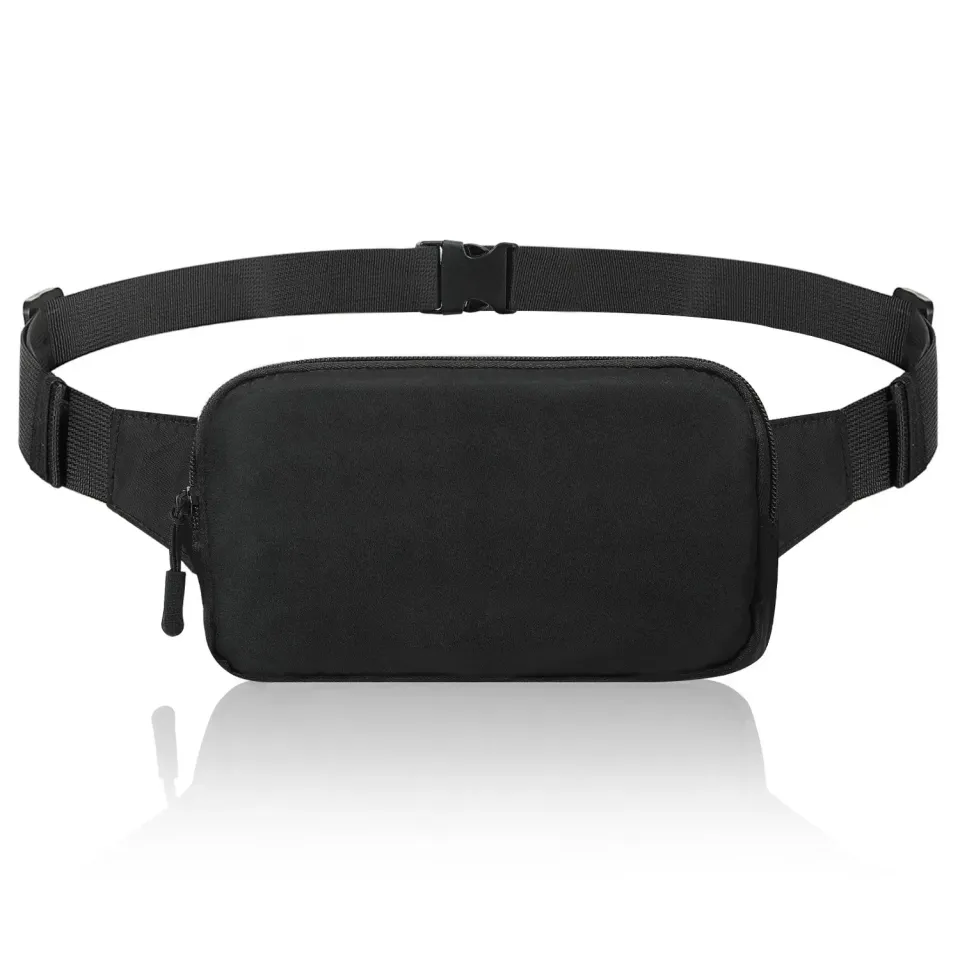 MoKo Marsupio Sportivo 3 Tasche Nylon Nero Impermeabile