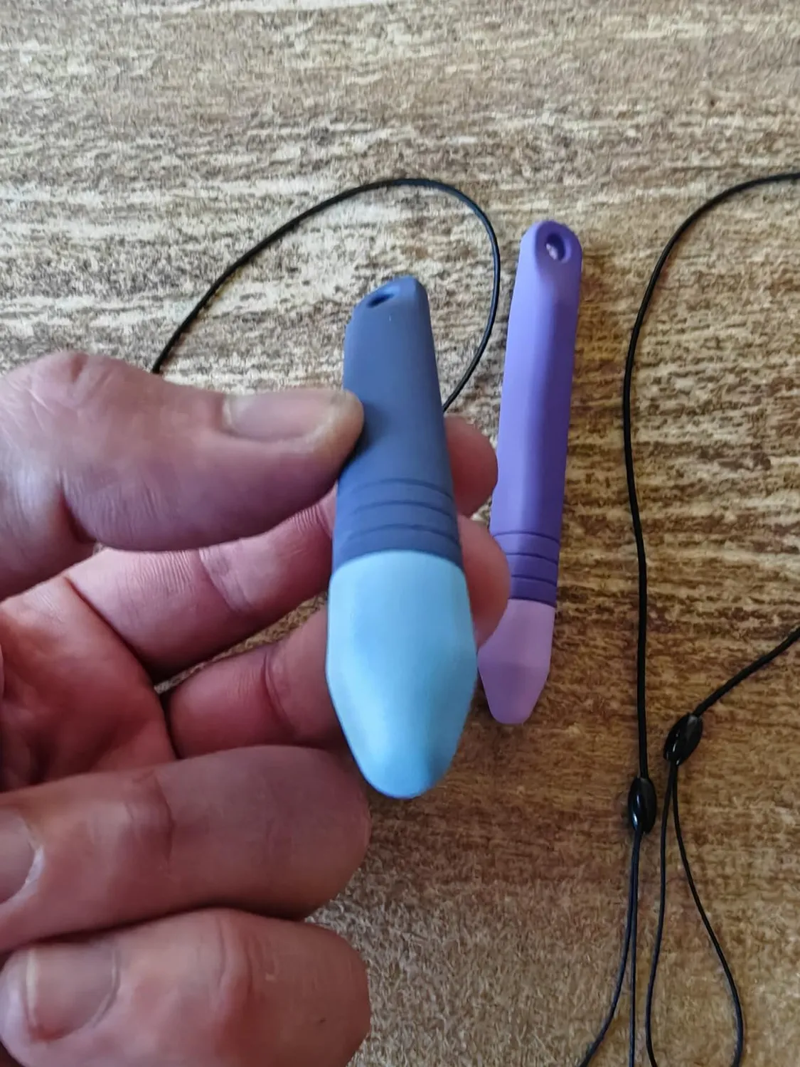 MoKo Stilo Touchscreen Bambini 2 Pezzi Blu+Viola Morbido