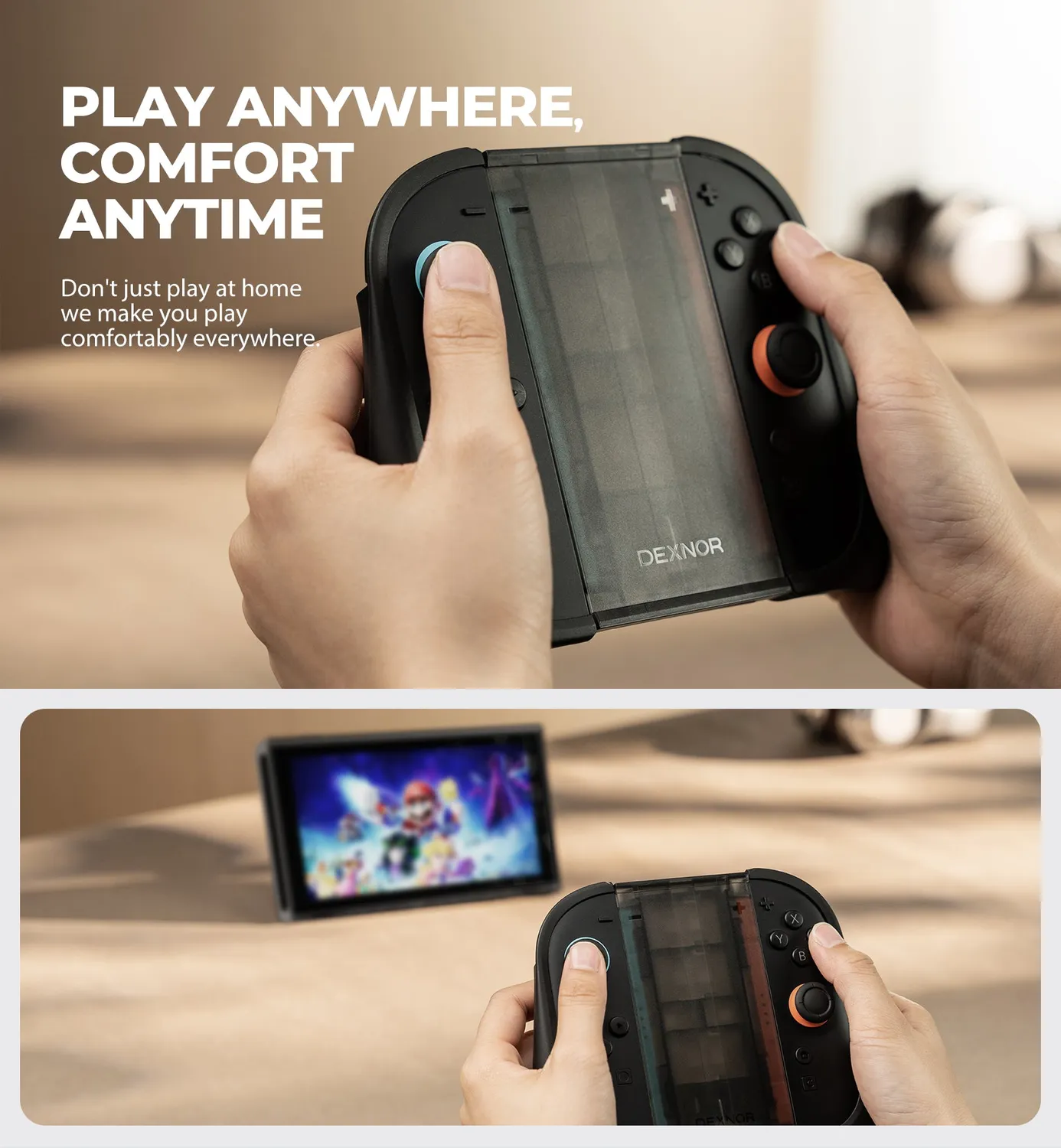 Dexnor cover Nintendo Switch 2 nera dockable