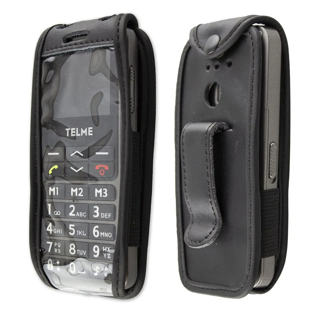 caseroxx Borsello Telme C150 C151 vera pelle nero
