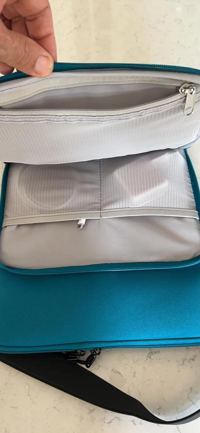 MoKo Sleeve 12.9 pollici blu pavone poliestere con tasca