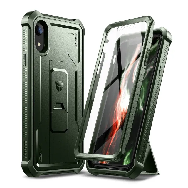 Dexnor iPhone XR cover antishock nera con pellicola