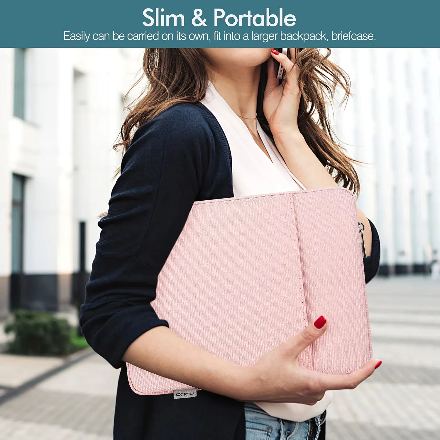 MoKo Custodia 9-11 custodia tablet rosa impermeabile