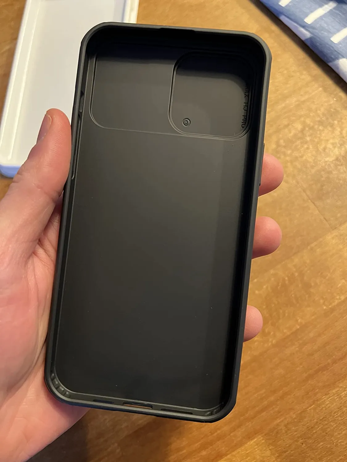 CloudValley Cover iPhone 13 Pro Max 6,7" Scorrevole Blu slim