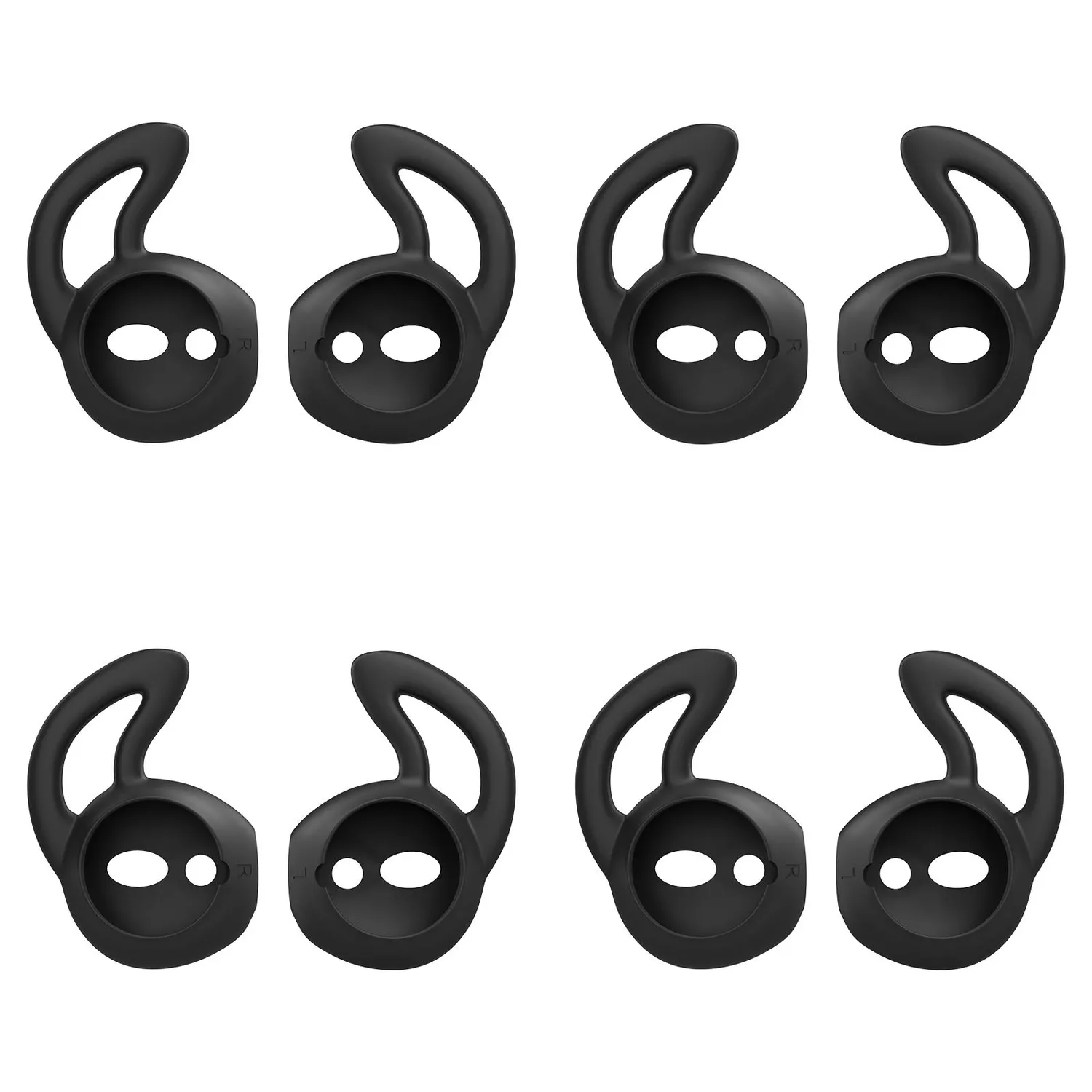 MoKo Gommini Silicone AirPods EarPods 4 paia bianco sport