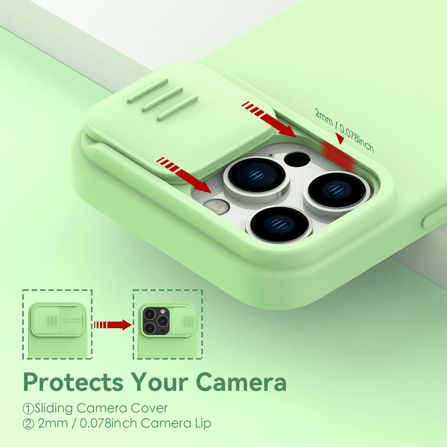 CloudValley Cover iPhone 14 Pro Max MagSafe Verde Menta
