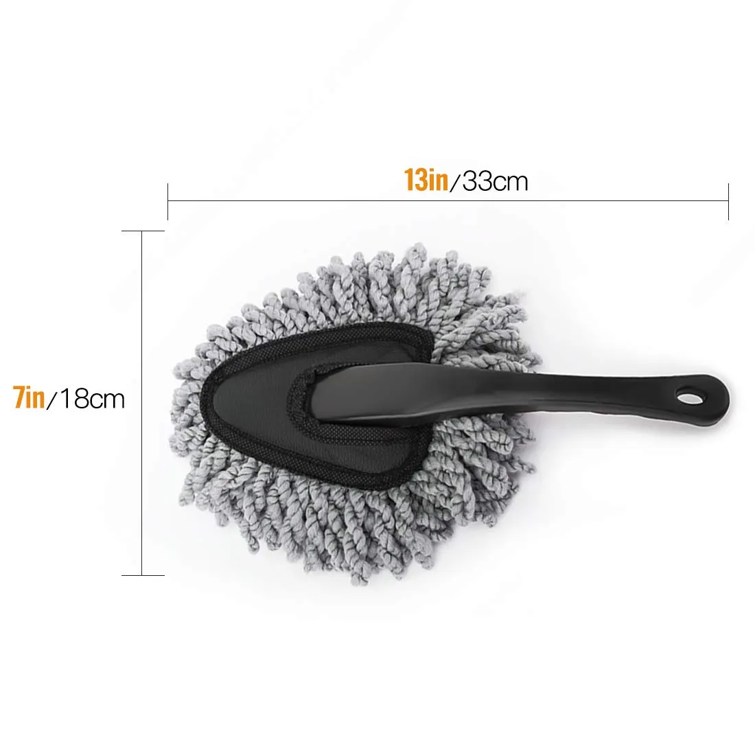MoKo spazzole microfibra auto interni 2 pezzi morbide