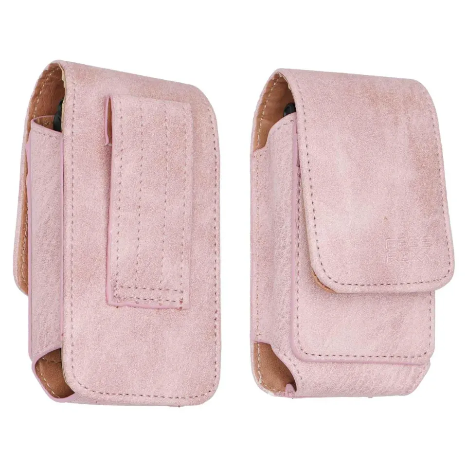 caseroxx borsa pelle MyPhone Tango 2 LTE rosa cintura