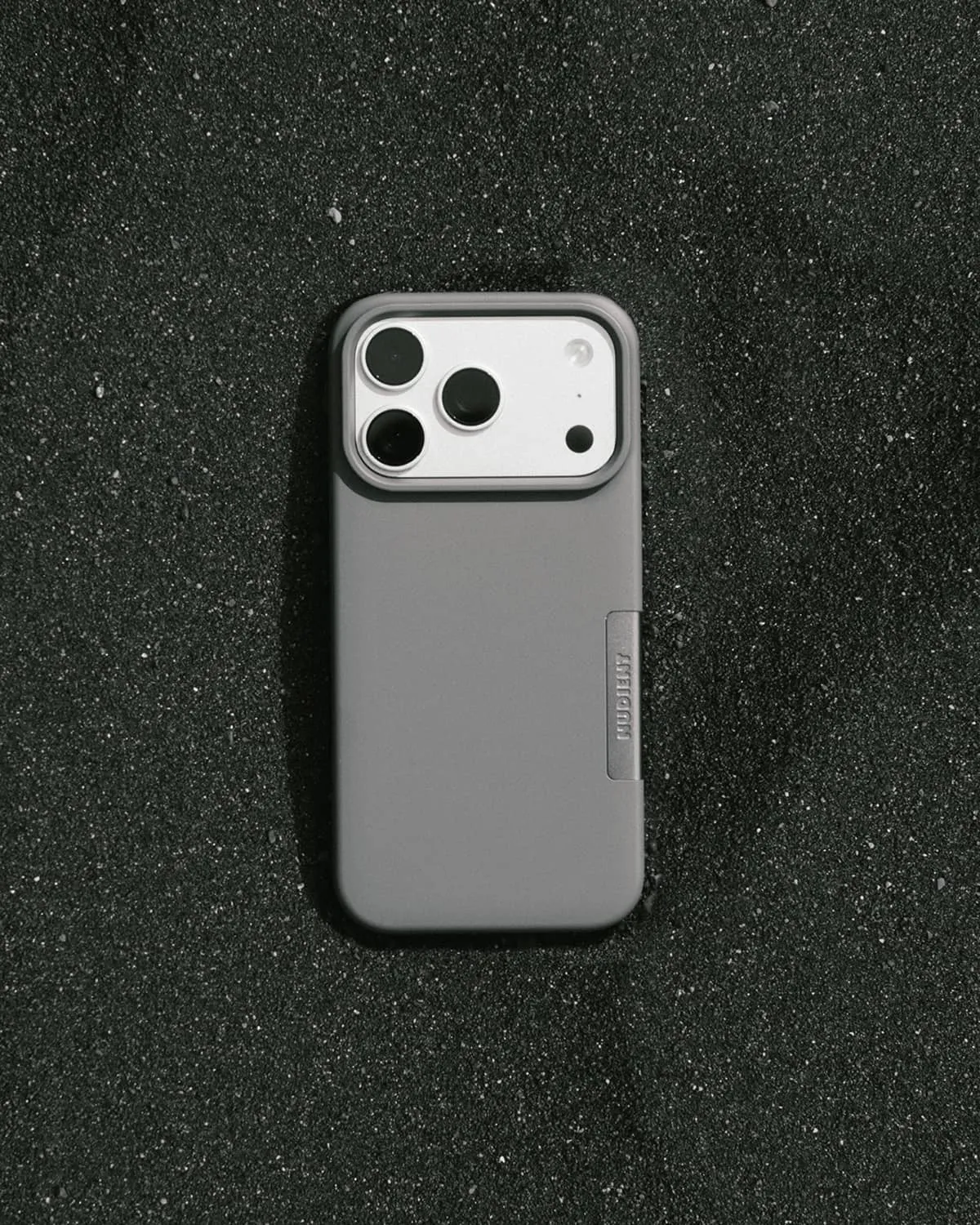 Nudient Thin Case iPhone 18 Pro Max cover Ash Grey sottile