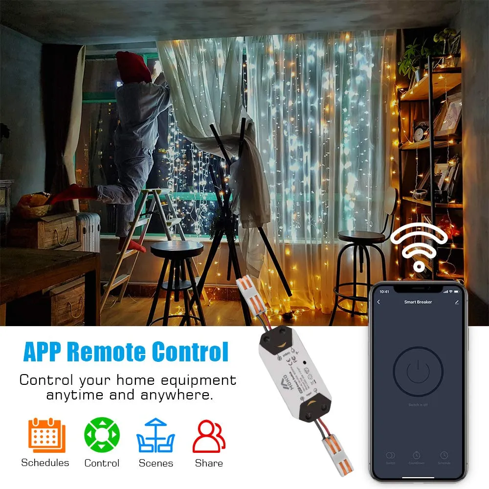 MoKo Smart Switch WiFi relè Alexa Google 2 pezzi