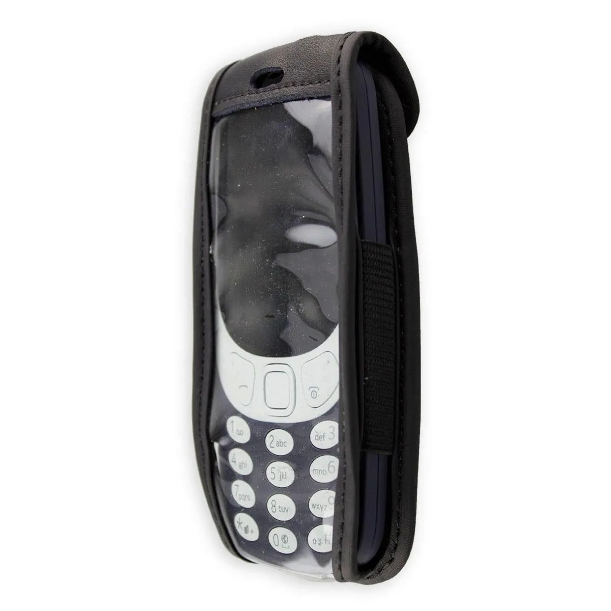caseroxx Borsa Pelle Cintura Nokia 3310 2G 2017 Nera
