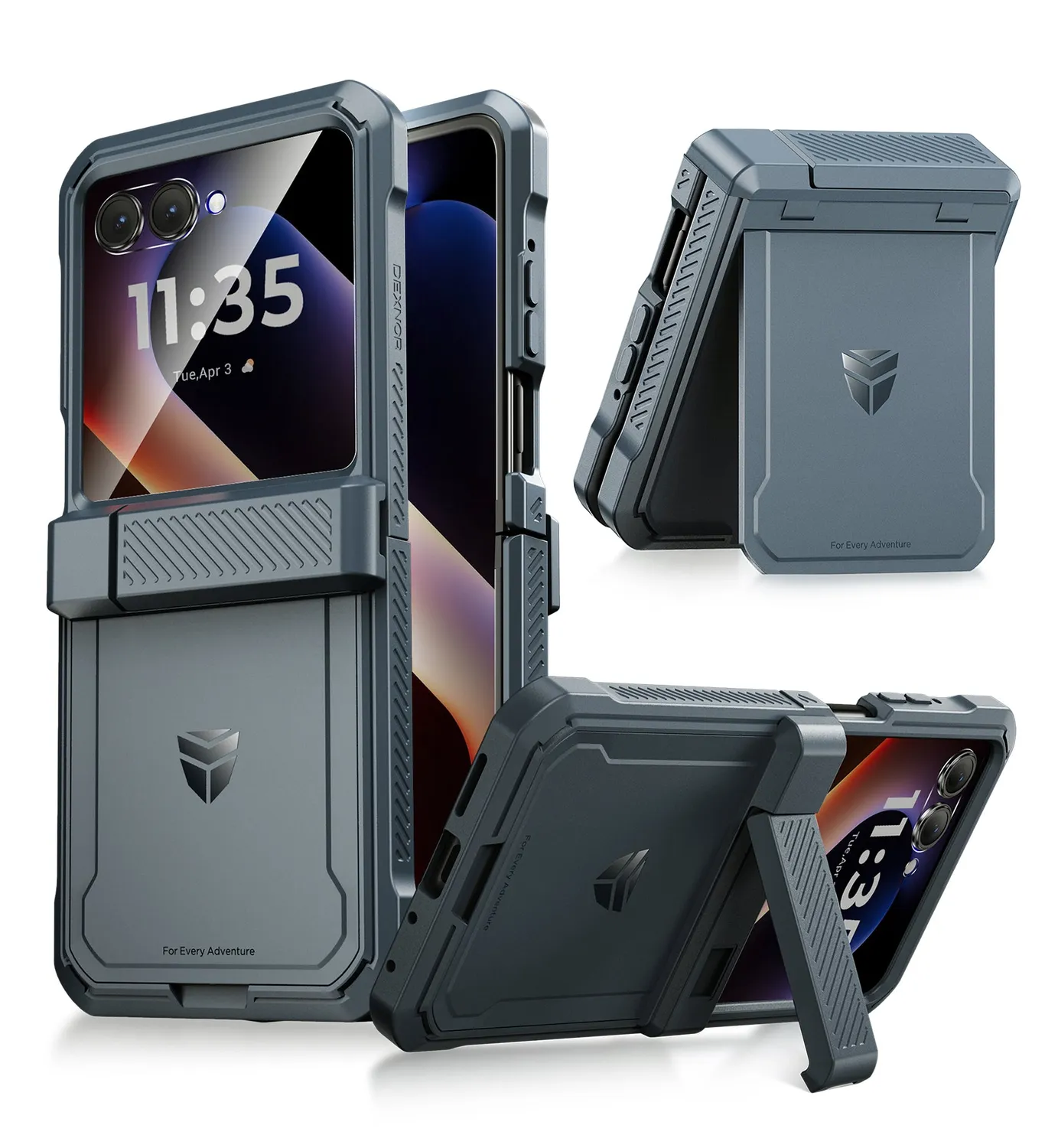 Dexnor Moto Razr 2025 cover rugged antiurto kickstand