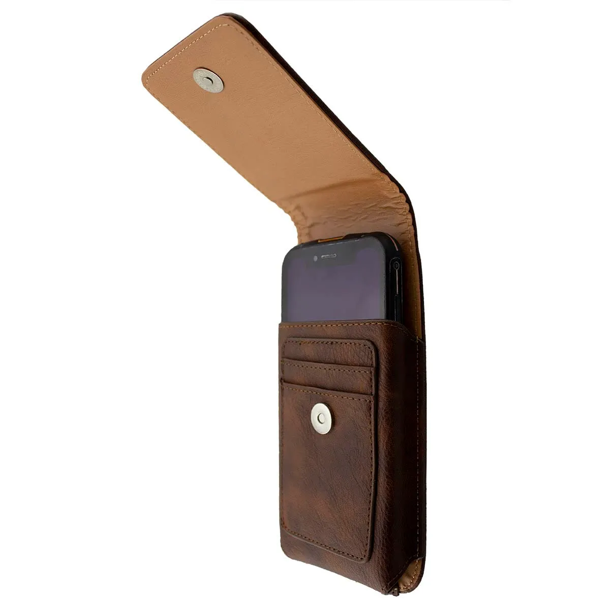 caseroxx Blackview BV9200 fondina cintura marrone ecopelle