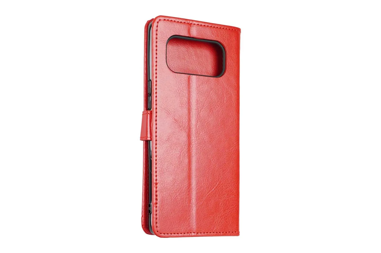 caseroxx per Volla Quintus cover bookstyle rossa finta pelle