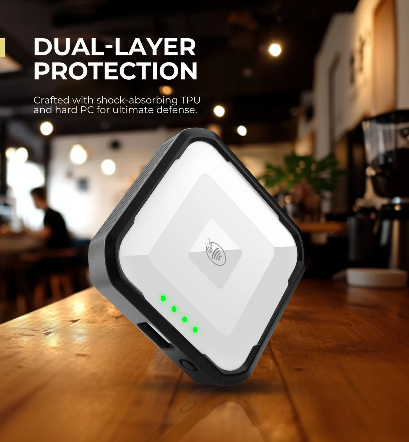 Dexnor per Square Reader 2 cover nera antiurto