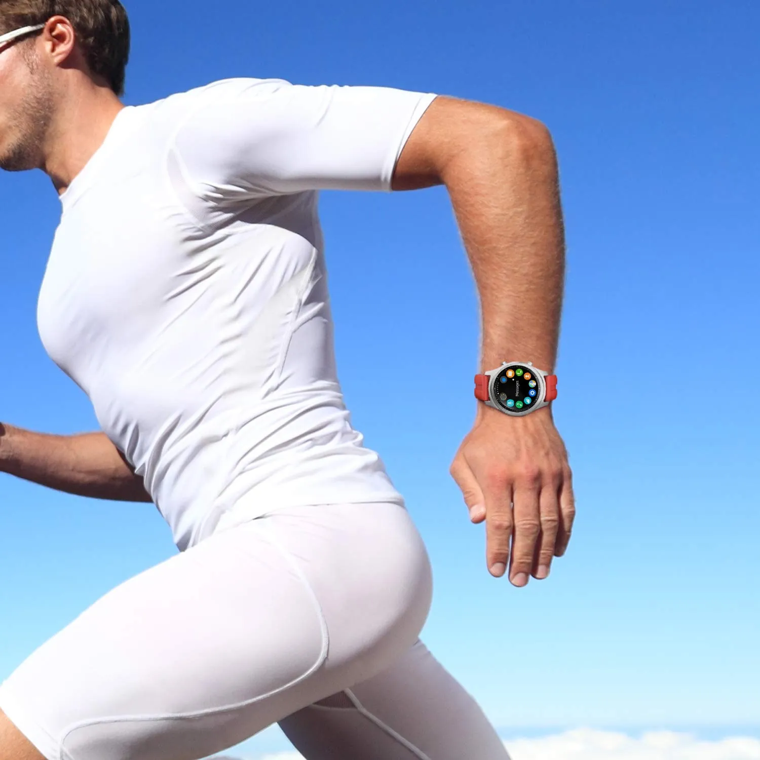 MoKo Cinturino Silicone 22mm Rosso Scuro Galaxy Watch