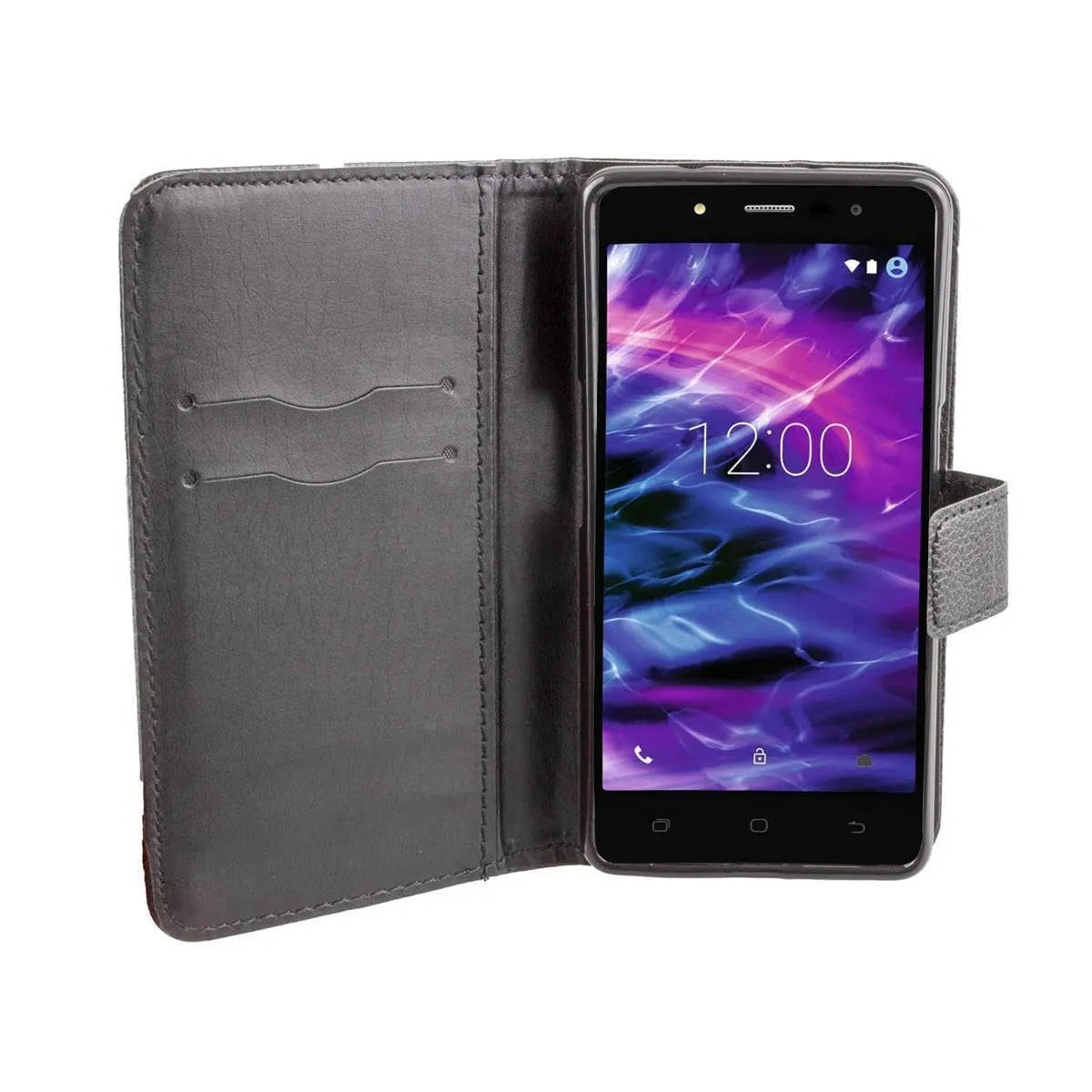 caseroxx Bookstyle custodia Hisense L676 nera portafoglio