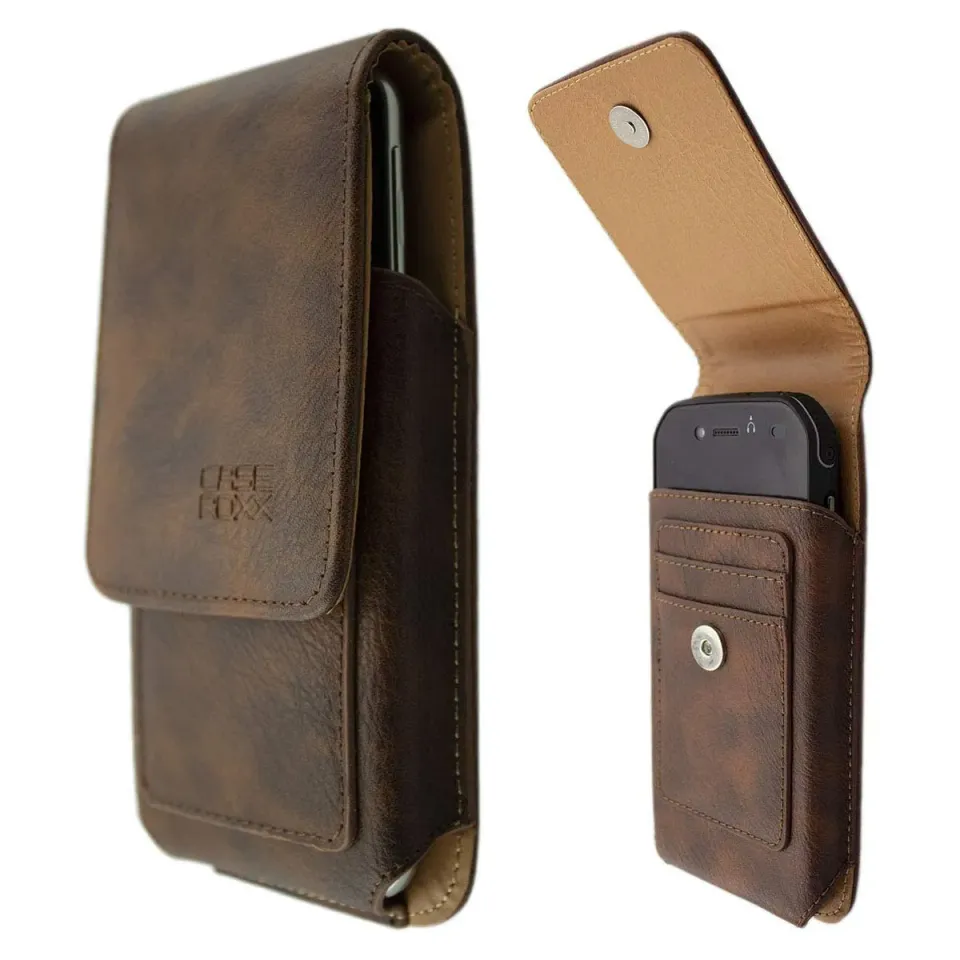 caseroxx Outdoor custodia Cat S42 marrone con clip cintura