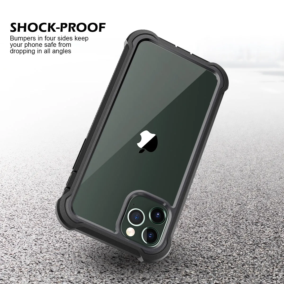 Dexnor iPhone 11 Pro cover telefono nero antiurto