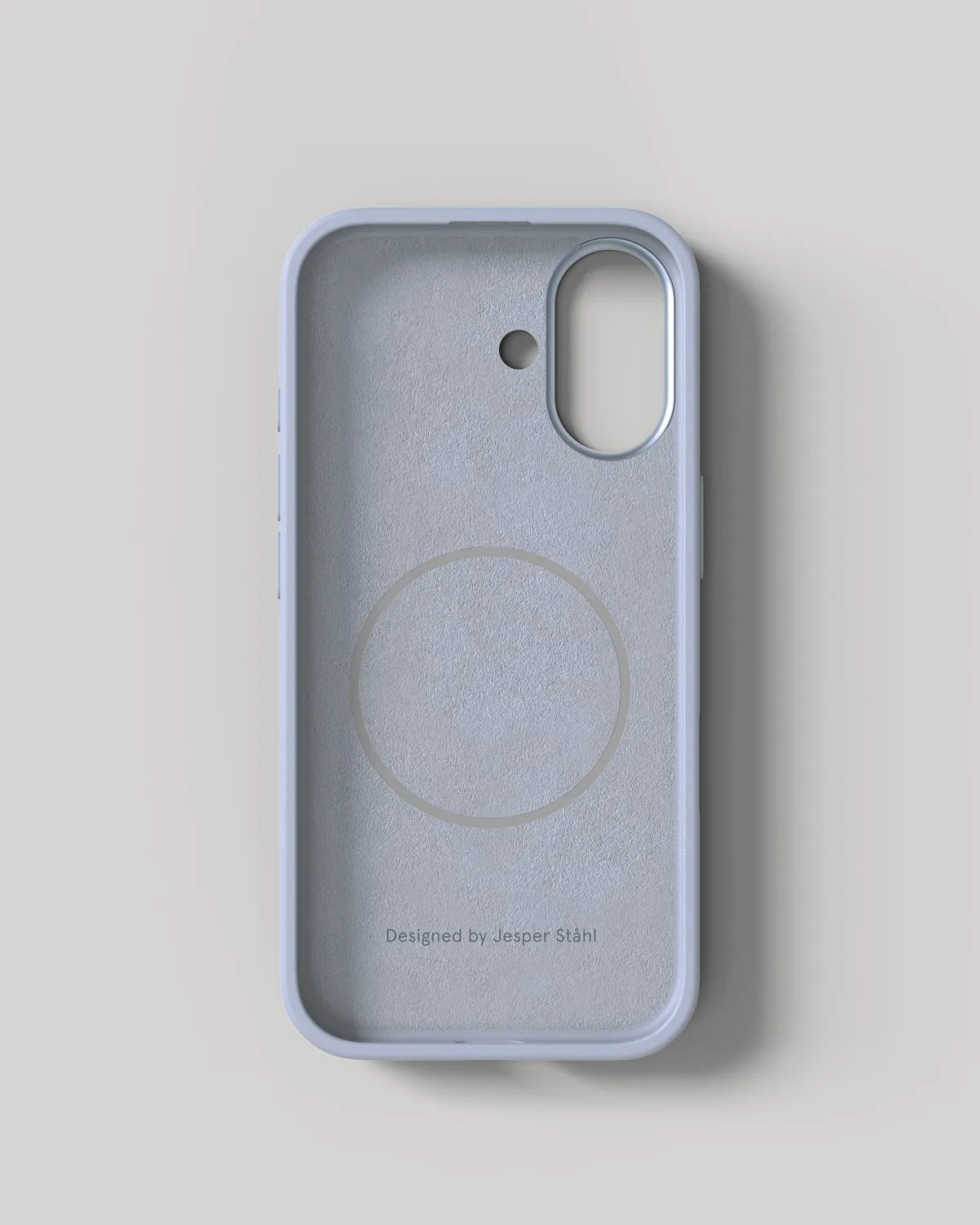 Nudient Bold Case cover iPhone 17 Aura Blue MagSafe