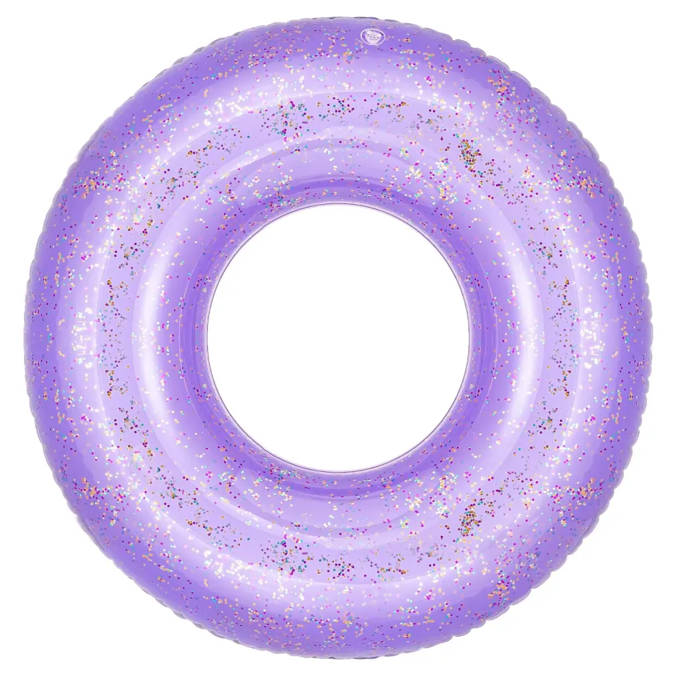MoKo Ciambella da Nuoto Paillettes Anello Piscina 90cm PVC