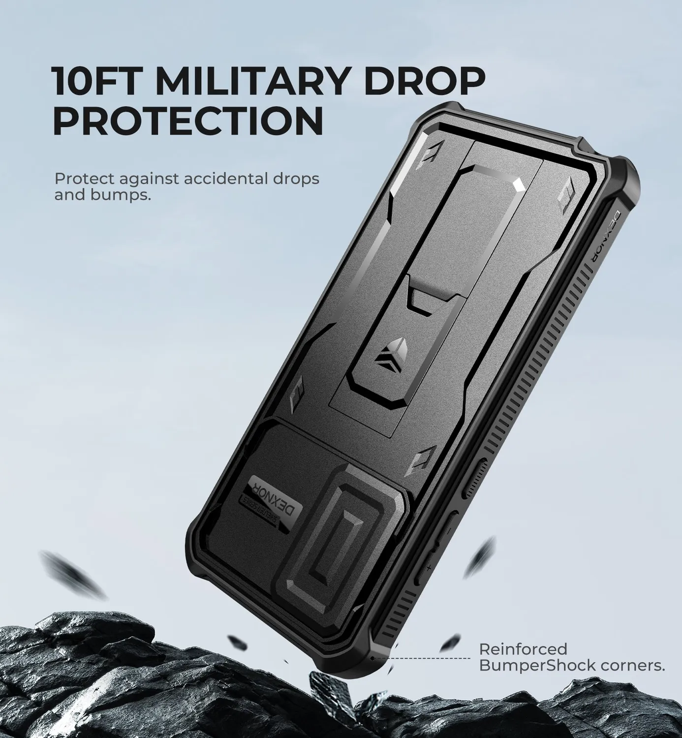 Dexnor Moto G Stylus 5G 2024 cover nera copricamera