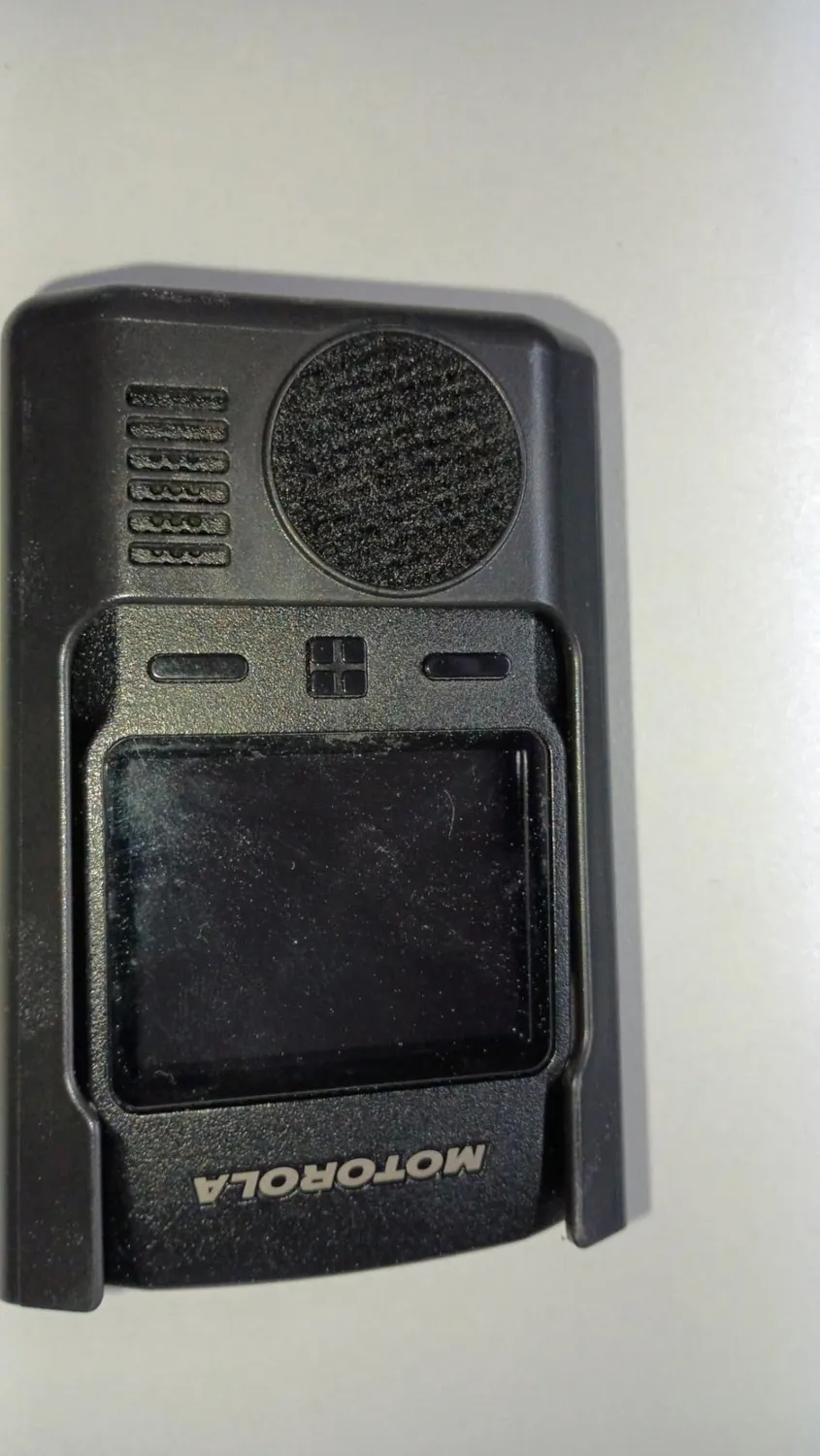 caseroxx Tetra-Pager TPG2200 custodia Motorola Advisor nero clip