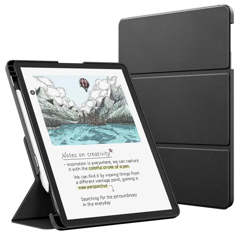 MoKo Custodia Kindle Scribe 11" 2025 Supporto Nero stand
