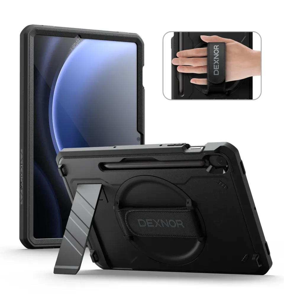 Dexnor Galaxy Tab S10 Lite custodia nera 360°