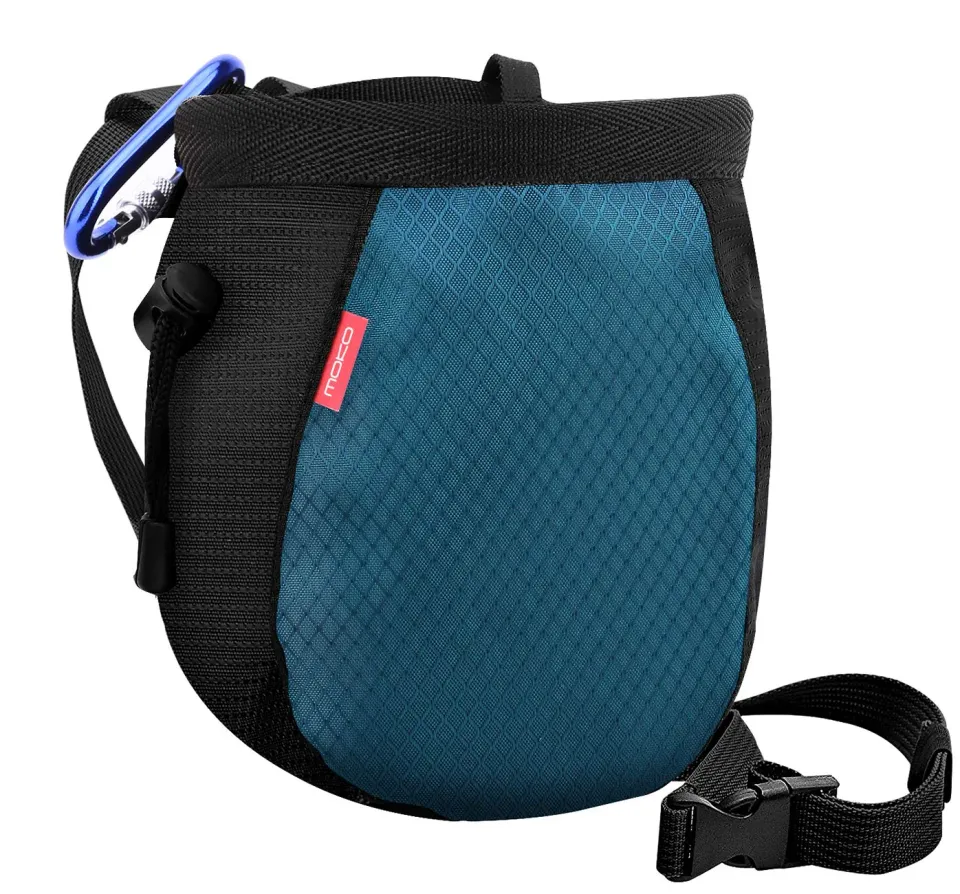 MoKo chalkbag sacca magnesite nero blu royal nylon