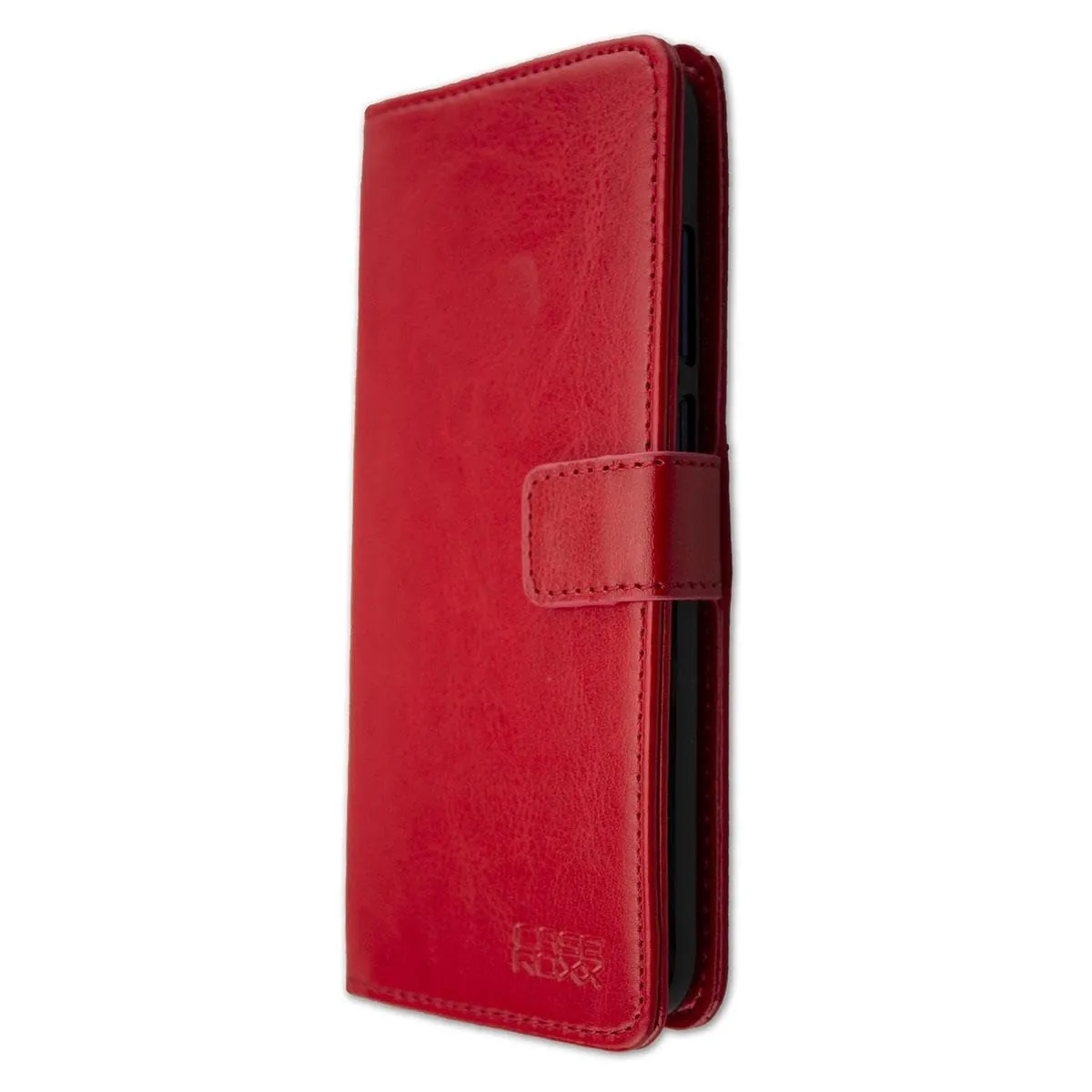 caseroxx Bookstyle Gigaset GS100 Custodia Rossa Pelle