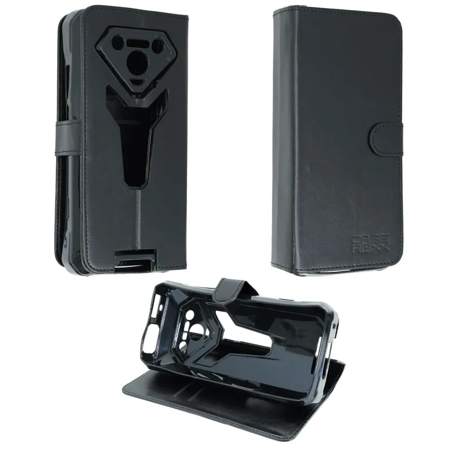 caseroxx Bookstyle Cover Ulefone Armor 34 Pro nera portacarte