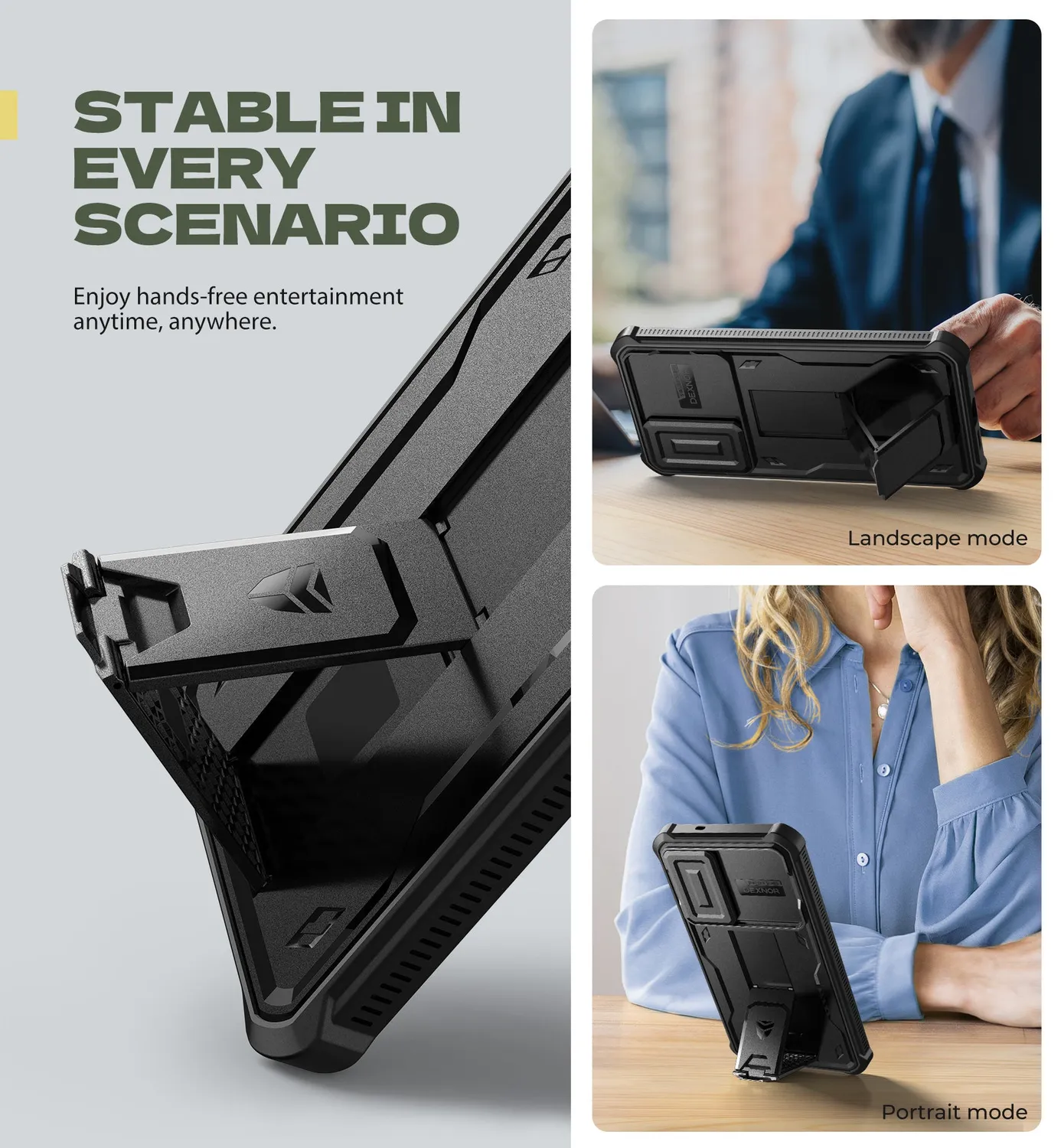 Dexnor Cover Galaxy S25 Edge Nera con Vetro