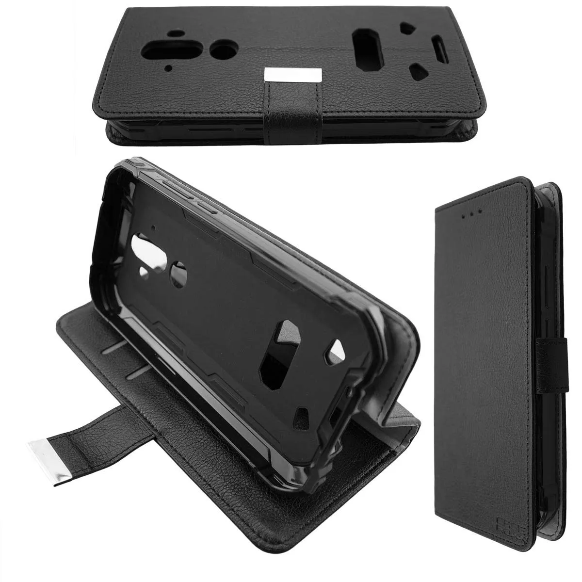 caseroxx S58 Pro Bookstyle cover libro nera carte