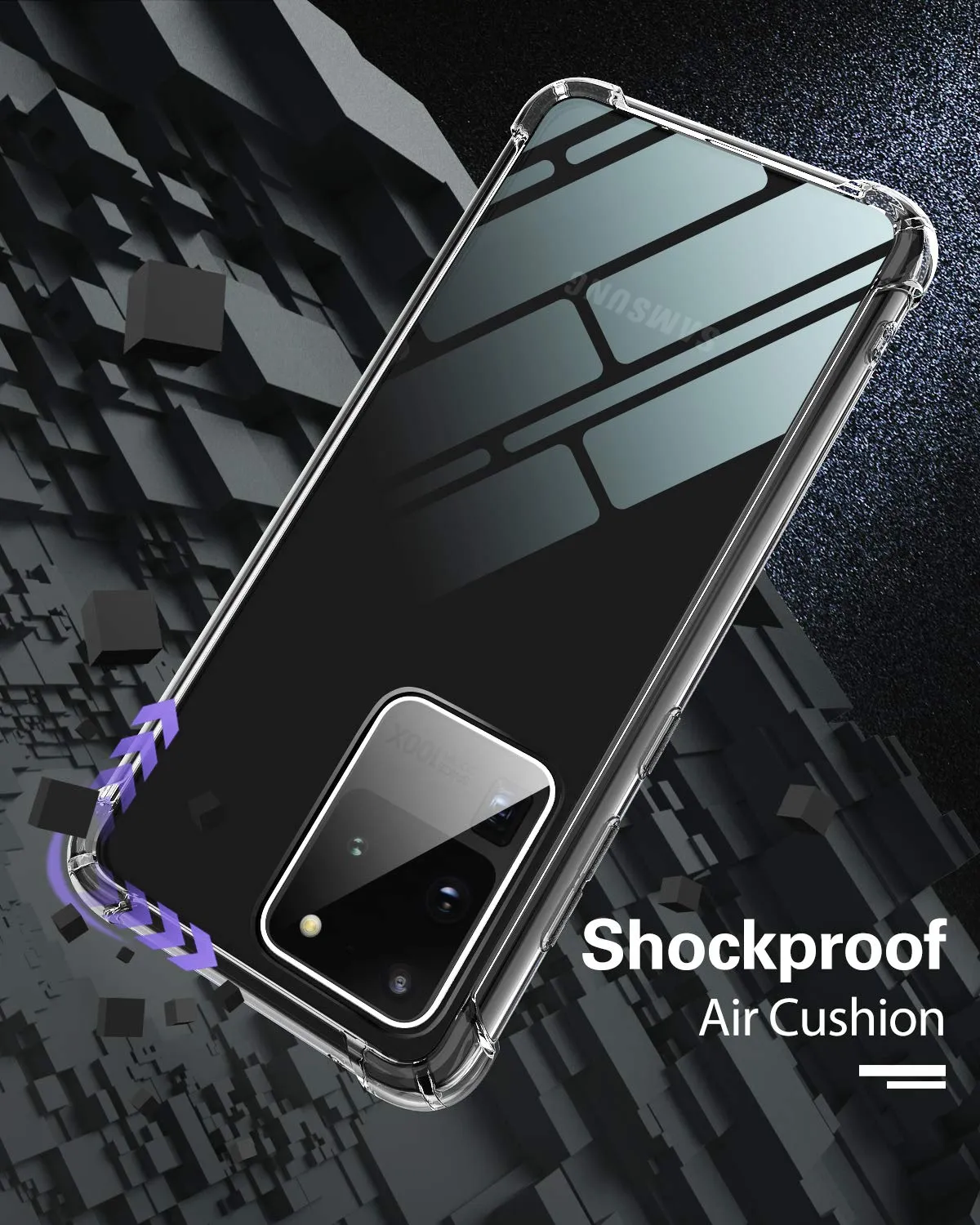 MoKo Galaxy S20 Ultra cover rigida trasparente TPU